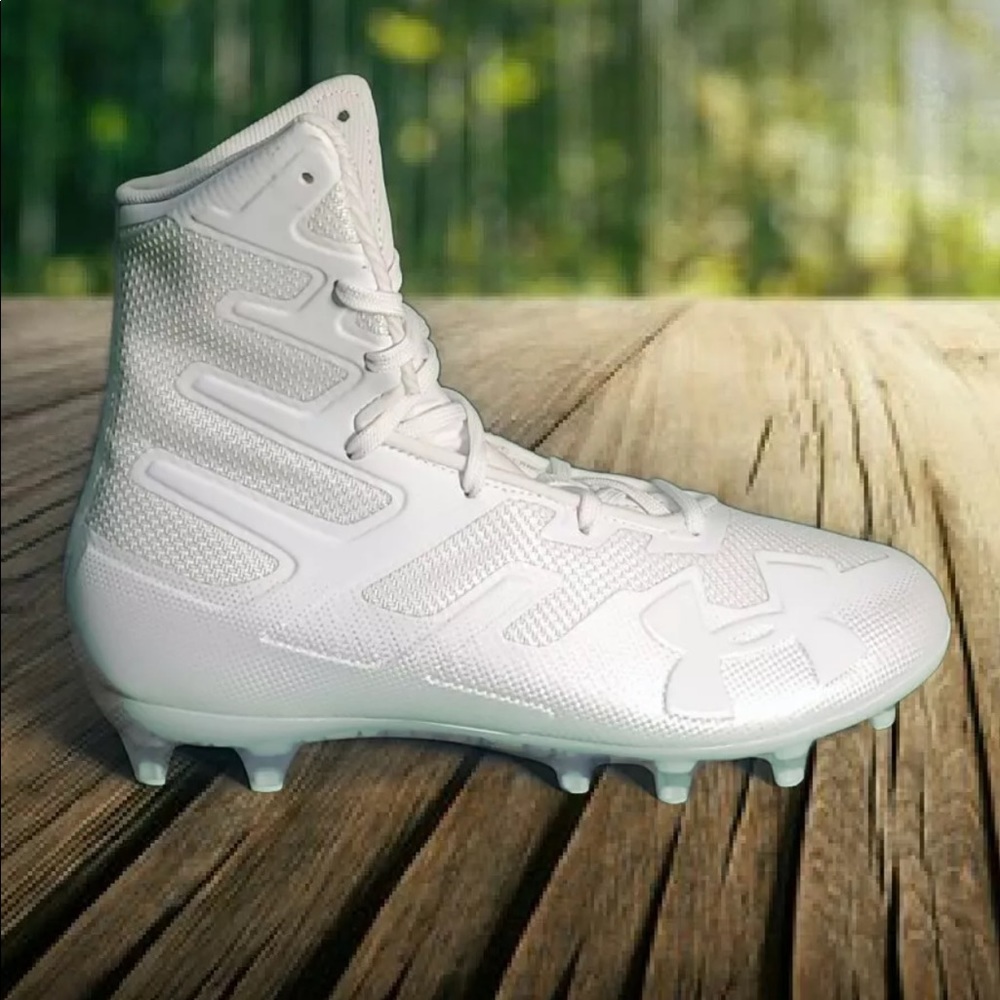UA Under Armour Highlight White Football Cleats